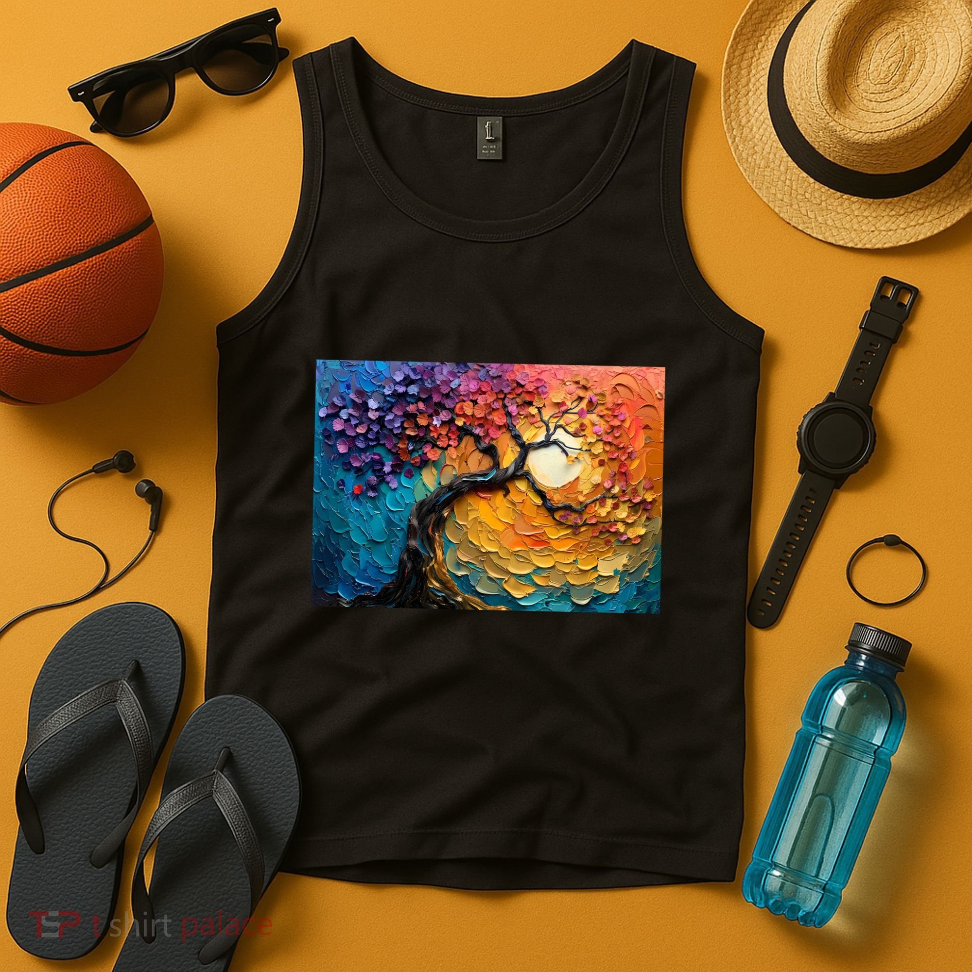Tree Of Life Oil Painting Tank Top