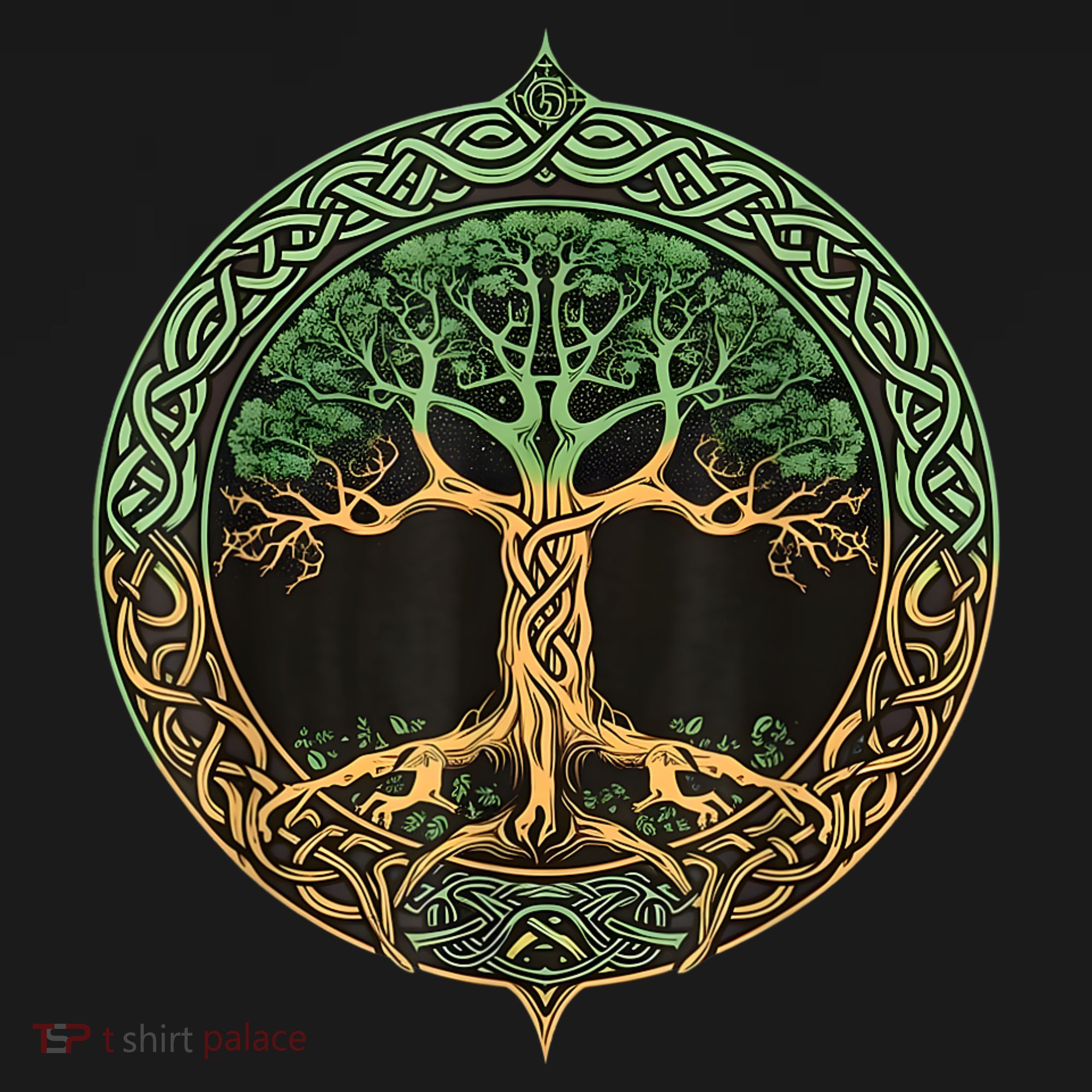Tree Of Life Yggdrasil Long Sleeve Shirt