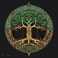 Tree Of Life Yggdrasil Baby Bodysuit thumb 2