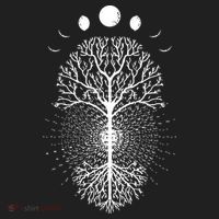 Tree Of Life Moons Phases Cool Meditation Yoga Lover Gift Golf Towel thumb 3