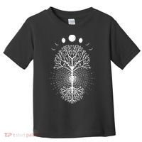 Tree Of Life Moons Phases Cool Meditation Yoga Lover Gift Toddler T-Shirt thumb 0