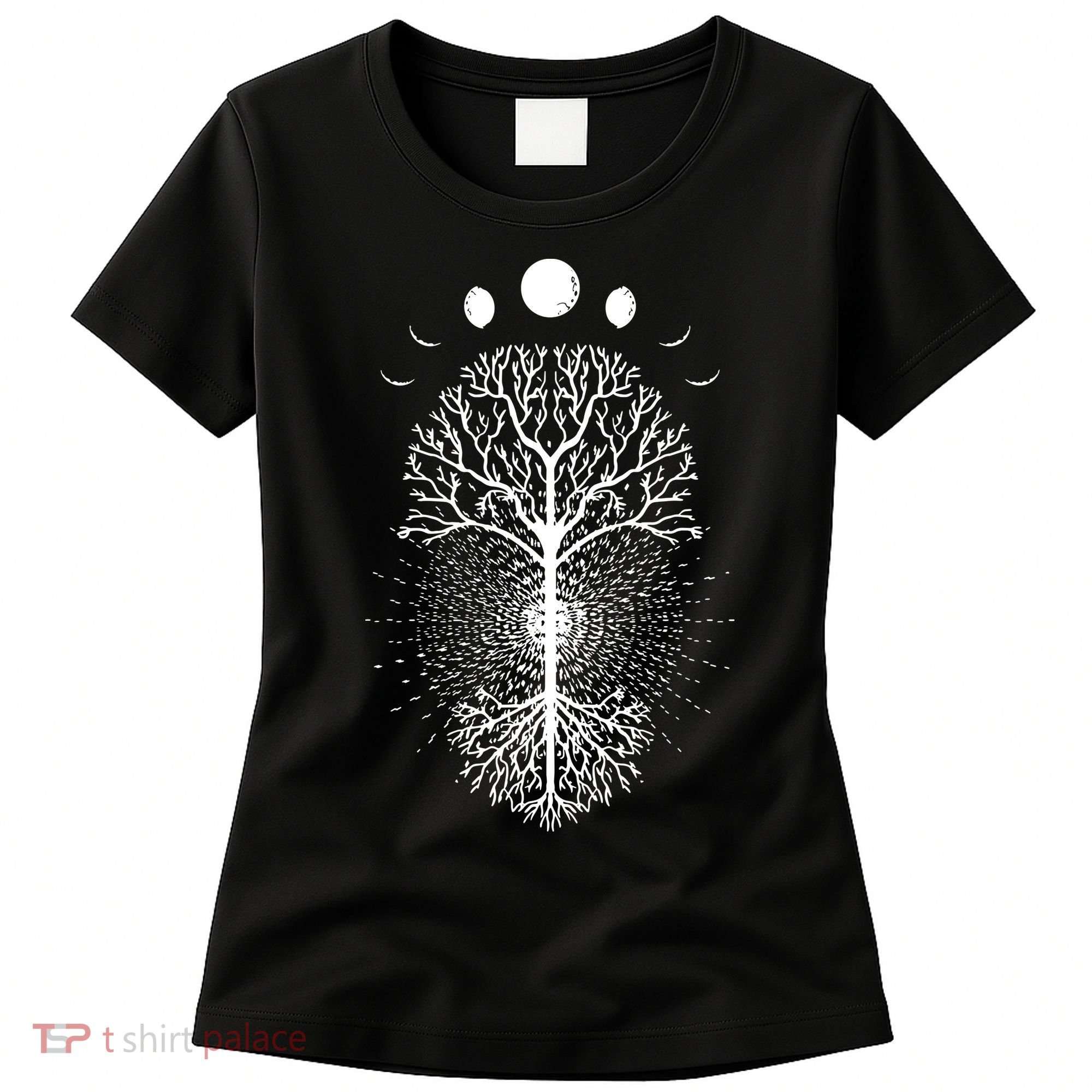 Tree Of Life Moons Phases Cool Meditation Yoga Lover Gift Women's T-Shirt