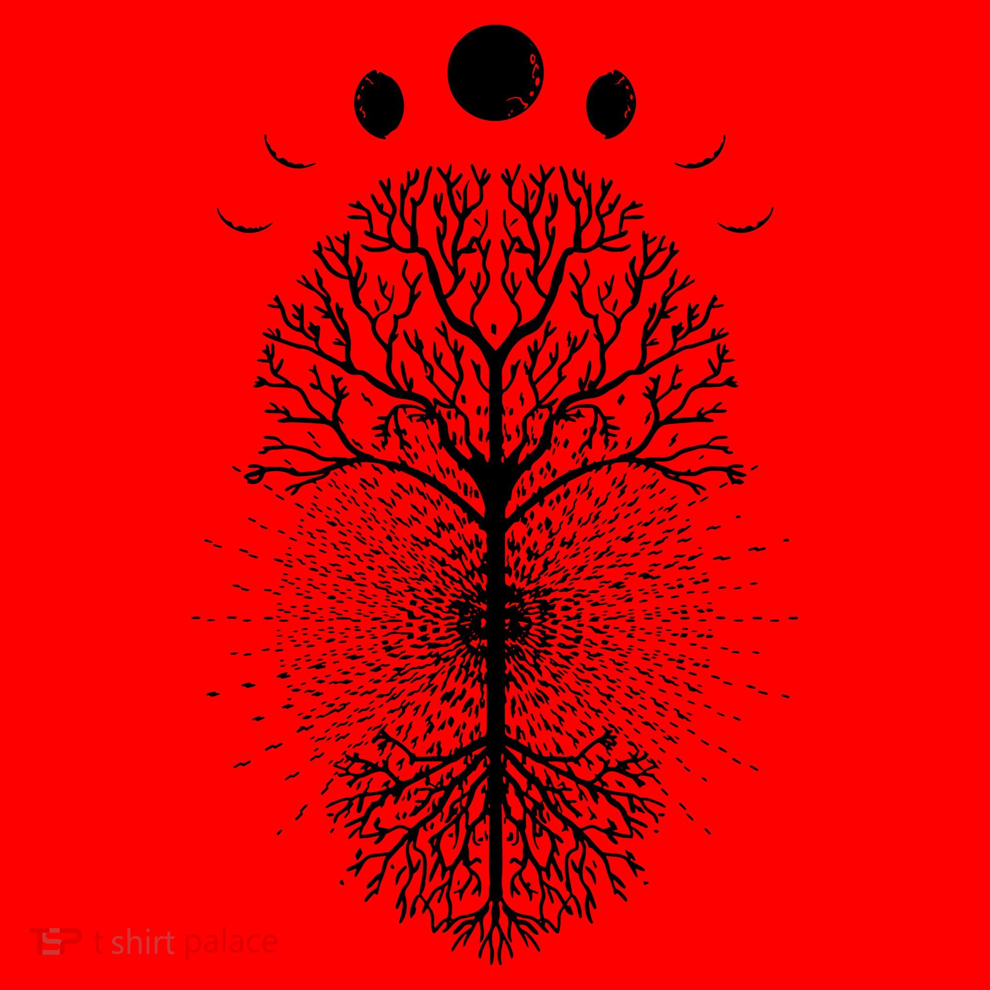 Tree Of Life Moons Phases Cool Meditation Yoga Lover Gift Santa Hat