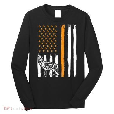 Thin Orange Line Dog Handler SAR K9 Search And Rescue Long Sleeve Shirt