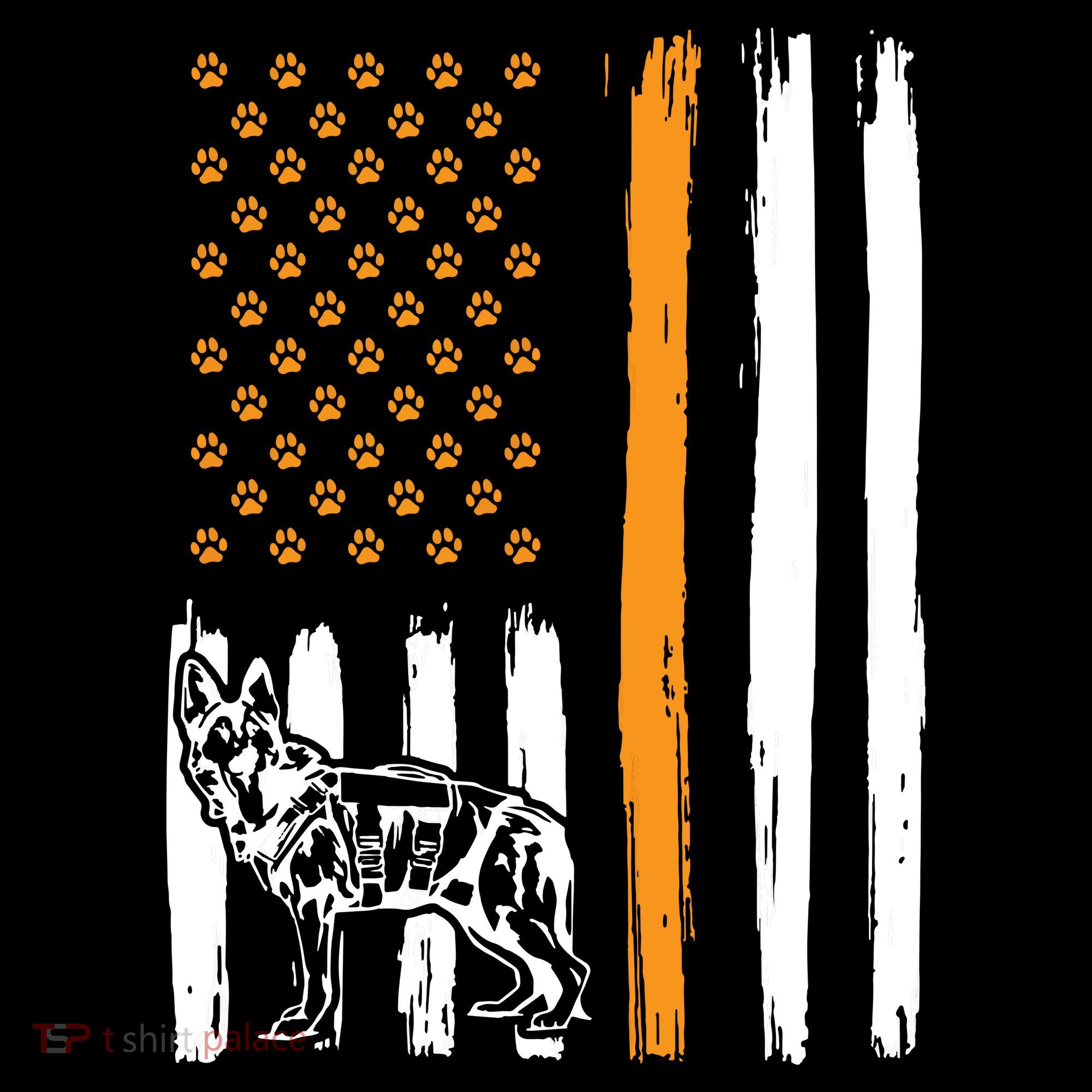 Thin Orange Line Dog Handler SAR K9 Search And Rescue Coffee Mug