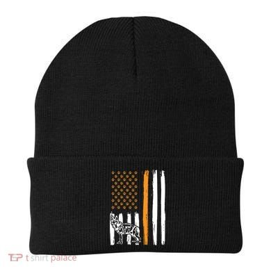 Thin Orange Line Dog Handler SAR K9 Search And Rescue Beanie