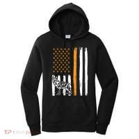 Thin Orange Line Dog Handler SAR K9 Search And Rescue Women's Hoodie thumb 0