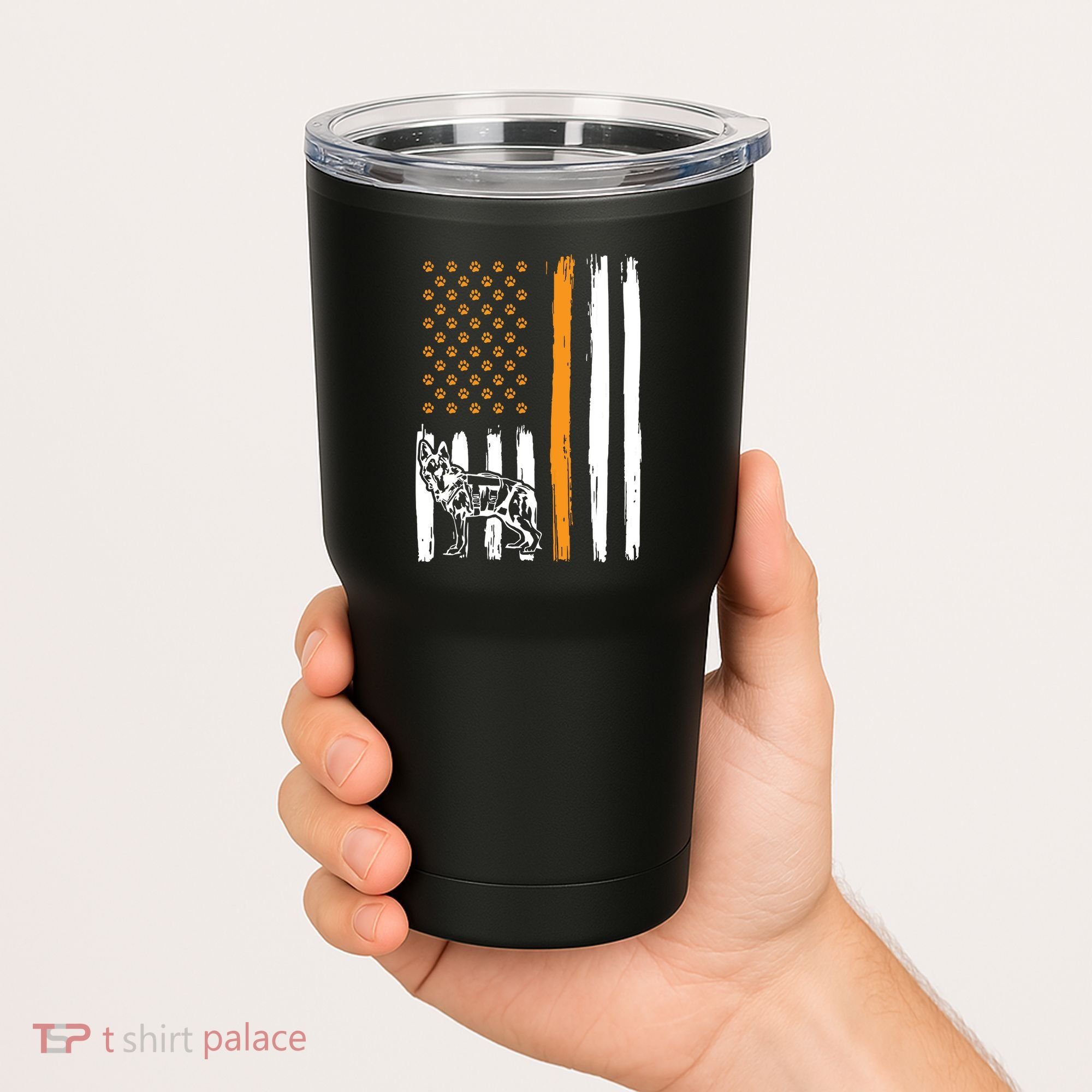 Thin Orange Line Dog Handler SAR K9 Search And Rescue Tumbler