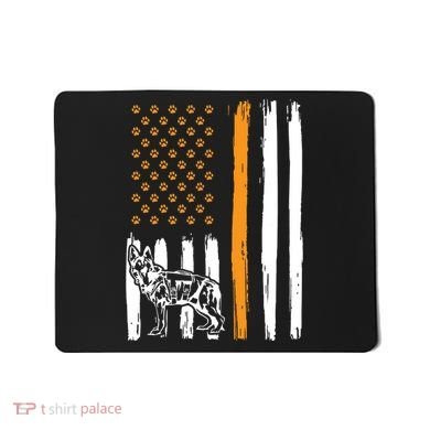 Thin Orange Line Dog Handler SAR K9 Search And Rescue Mousepad