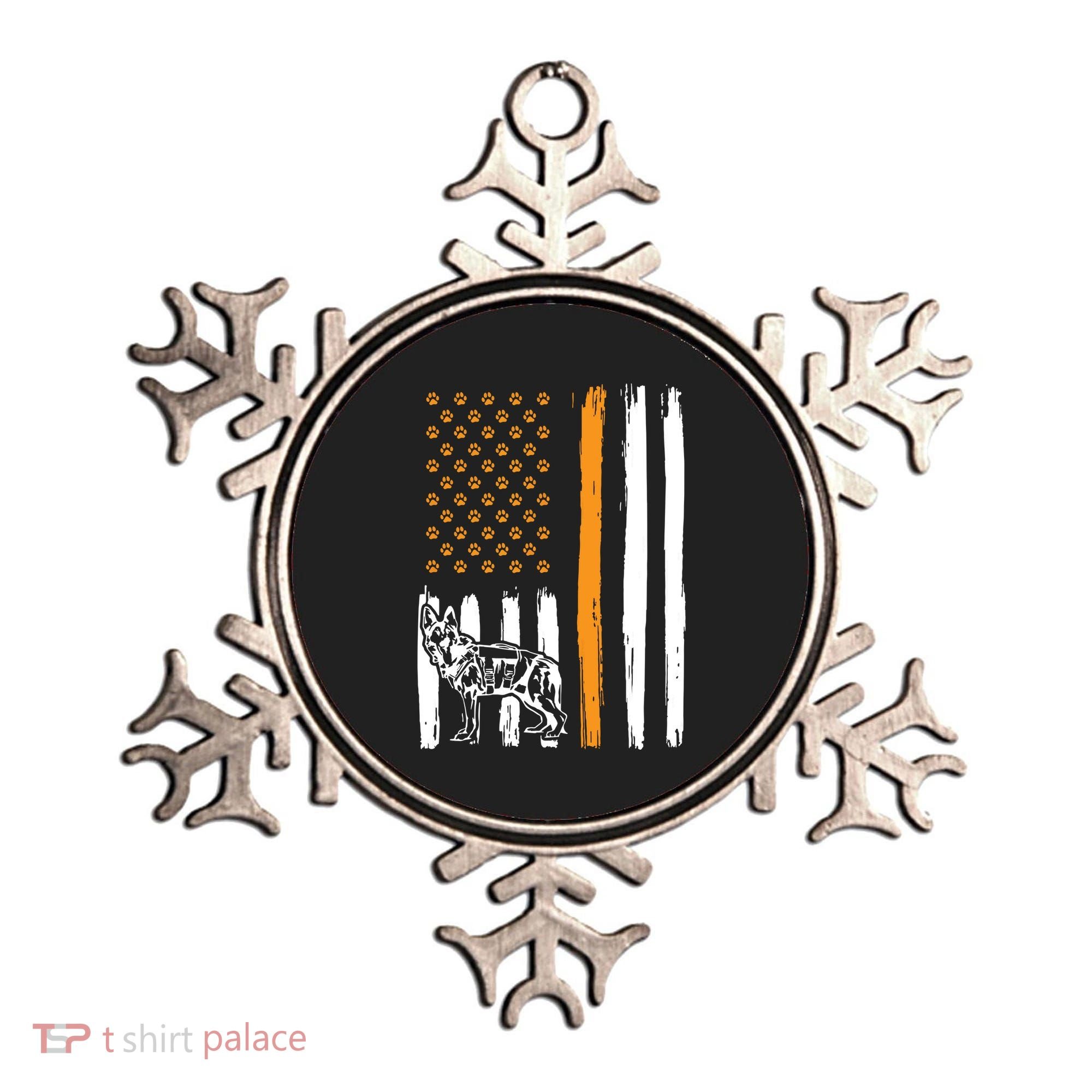 Thin Orange Line Dog Handler SAR K9 Search And Rescue Ornament