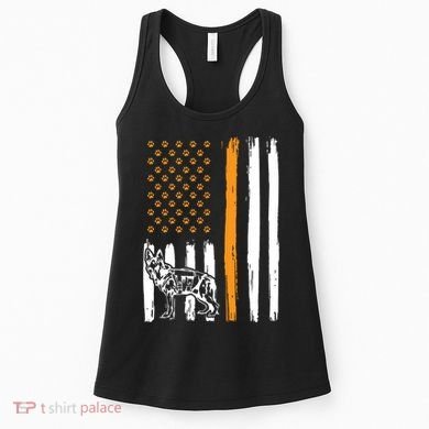 Thin Orange Line Dog Handler SAR K9 Search And Rescue Women's Tank Top