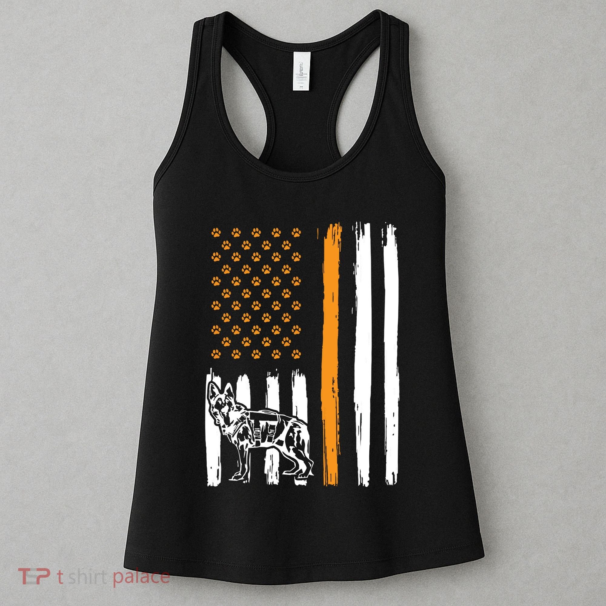 Thin Orange Line Dog Handler SAR K9 Search And Rescue Women's Tank Top
