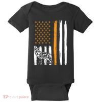 Thin Orange Line Dog Handler SAR K9 Search And Rescue Baby Bodysuit thumb 0