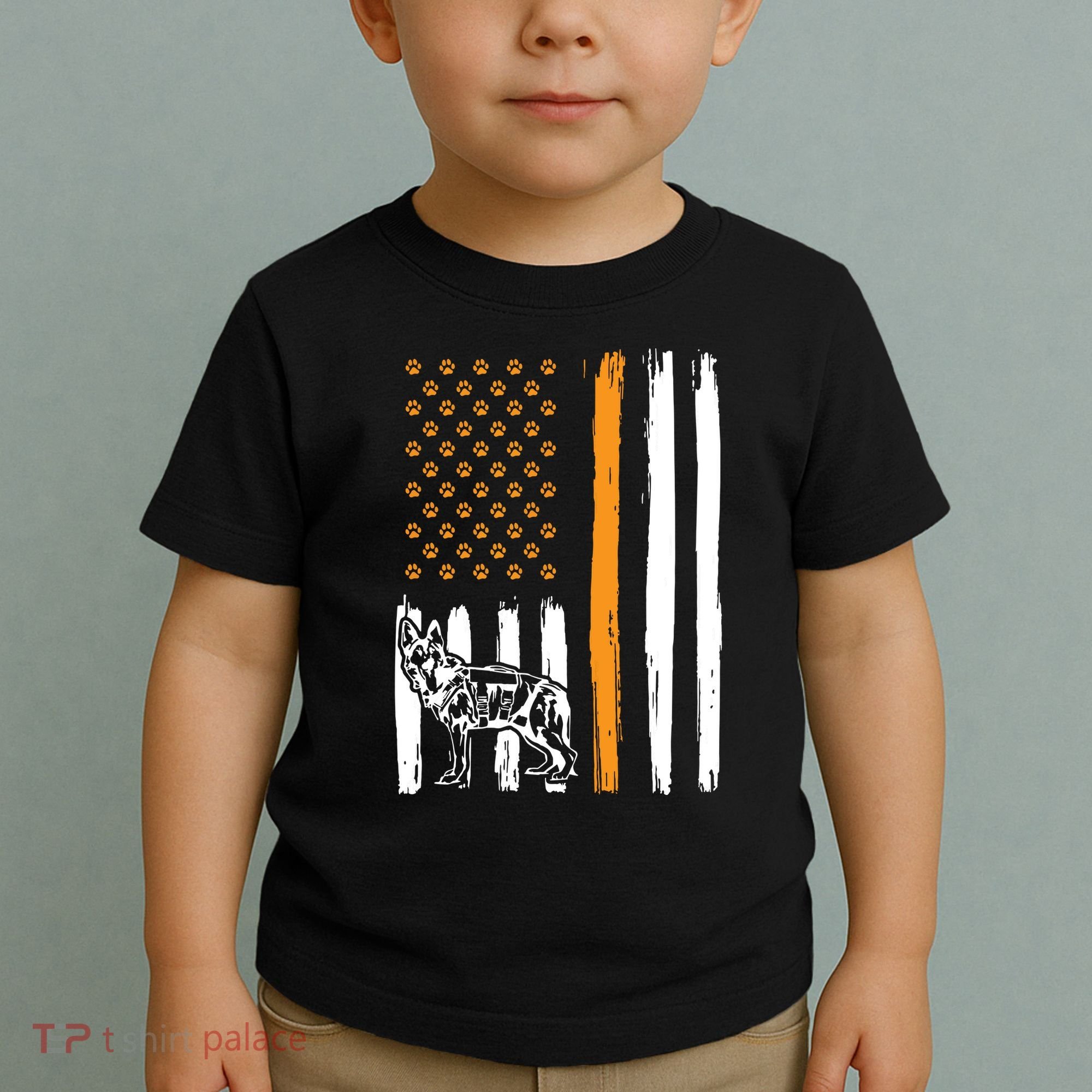 Thin Orange Line Dog Handler SAR K9 Search And Rescue Toddler T-Shirt