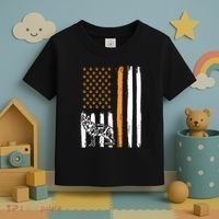 Thin Orange Line Dog Handler SAR K9 Search And Rescue Toddler T-Shirt thumb 3