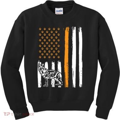 Thin Orange Line Dog Handler SAR K9 Search And Rescue Kids Sweatshirt