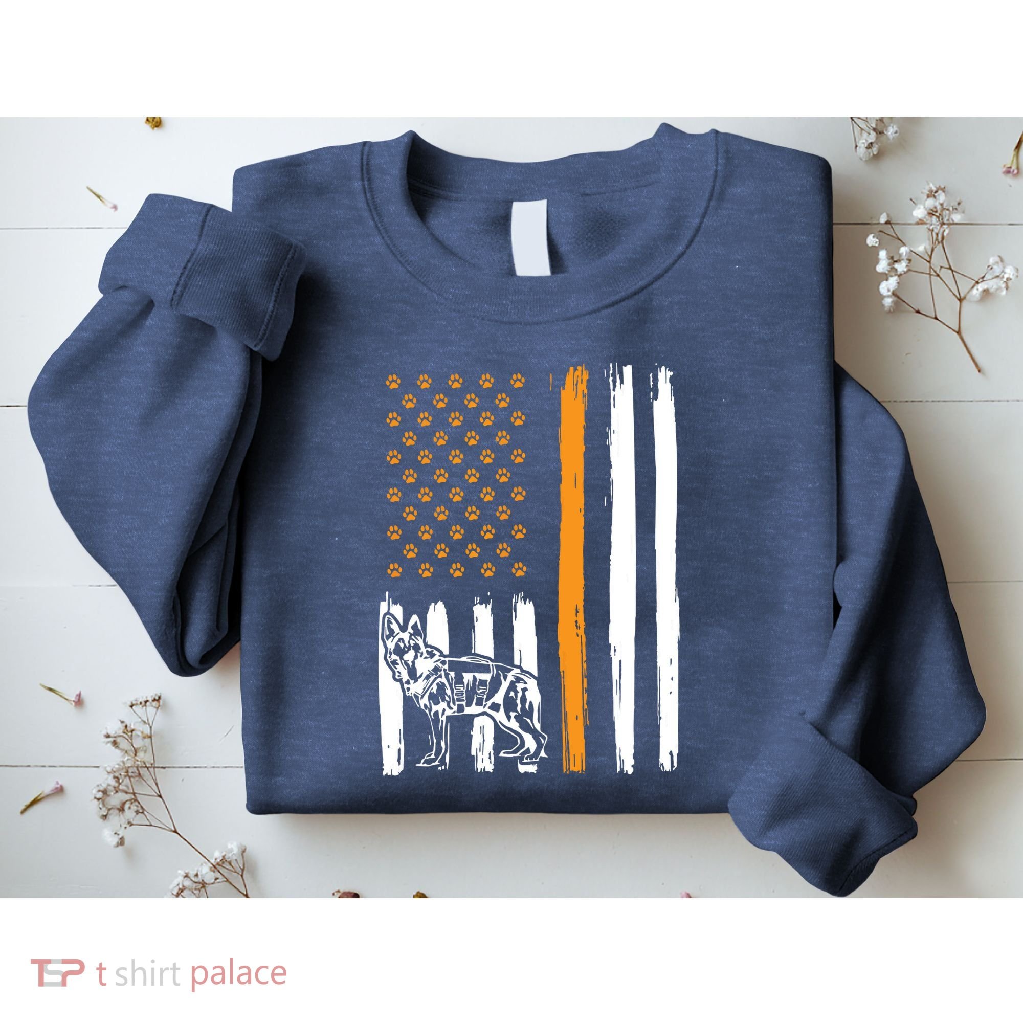 Thin Orange Line Dog Handler SAR K9 Search And Rescue Sweatshirt