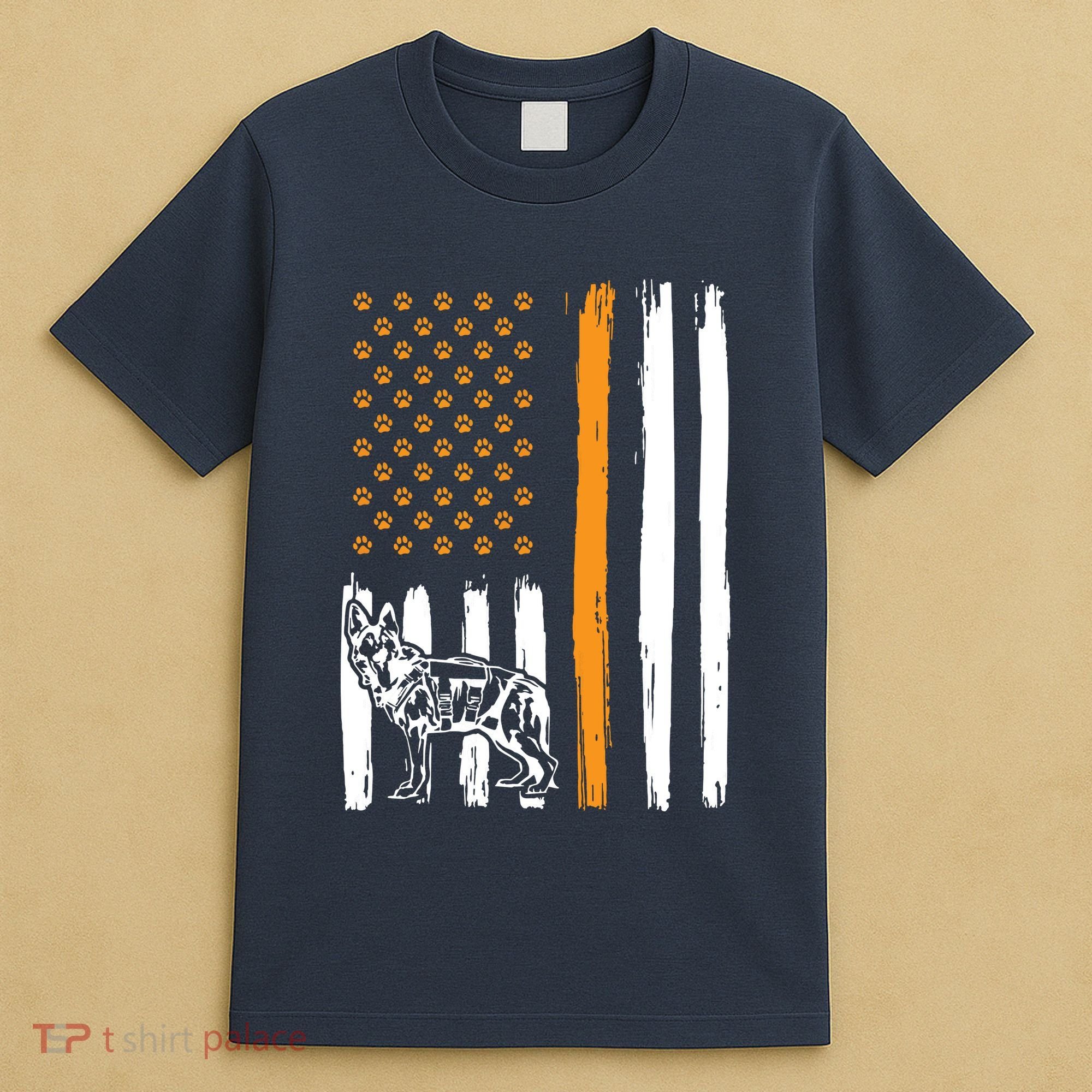 Thin Orange Line Dog Handler SAR K9 Search And Rescue T-Shirt