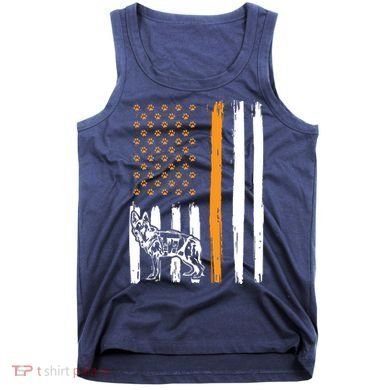 Thin Orange Line Dog Handler SAR K9 Search And Rescue Tank Top