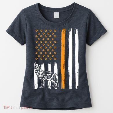 Thin Orange Line Dog Handler SAR K9 Search And Rescue Women's T-Shirt