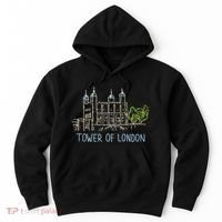 Tower Of London Unique Hand Drawn Art Hoodie thumb 0