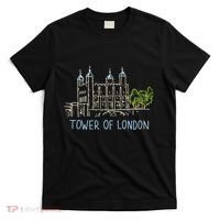 Tower Of London Unique Hand Drawn Art T-Shirt thumb 0