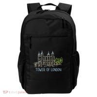 Tower Of London Unique Hand Drawn Art Backpack thumb 0