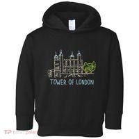 Tower Of London Unique Hand Drawn Art Toddler Hoodie thumb 0