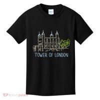 Tower Of London Unique Hand Drawn Art Kids T-Shirt thumb 0