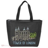 Tower Of London Unique Hand Drawn Art Tote Bag thumb 0