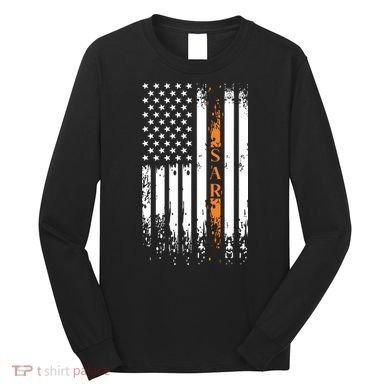 Thin Orange Line Search And Rescue Team SAR Long Sleeve Shirt