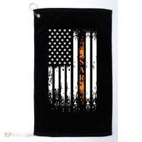 Thin Orange Line Search And Rescue Team SAR Golf Towel thumb 0
