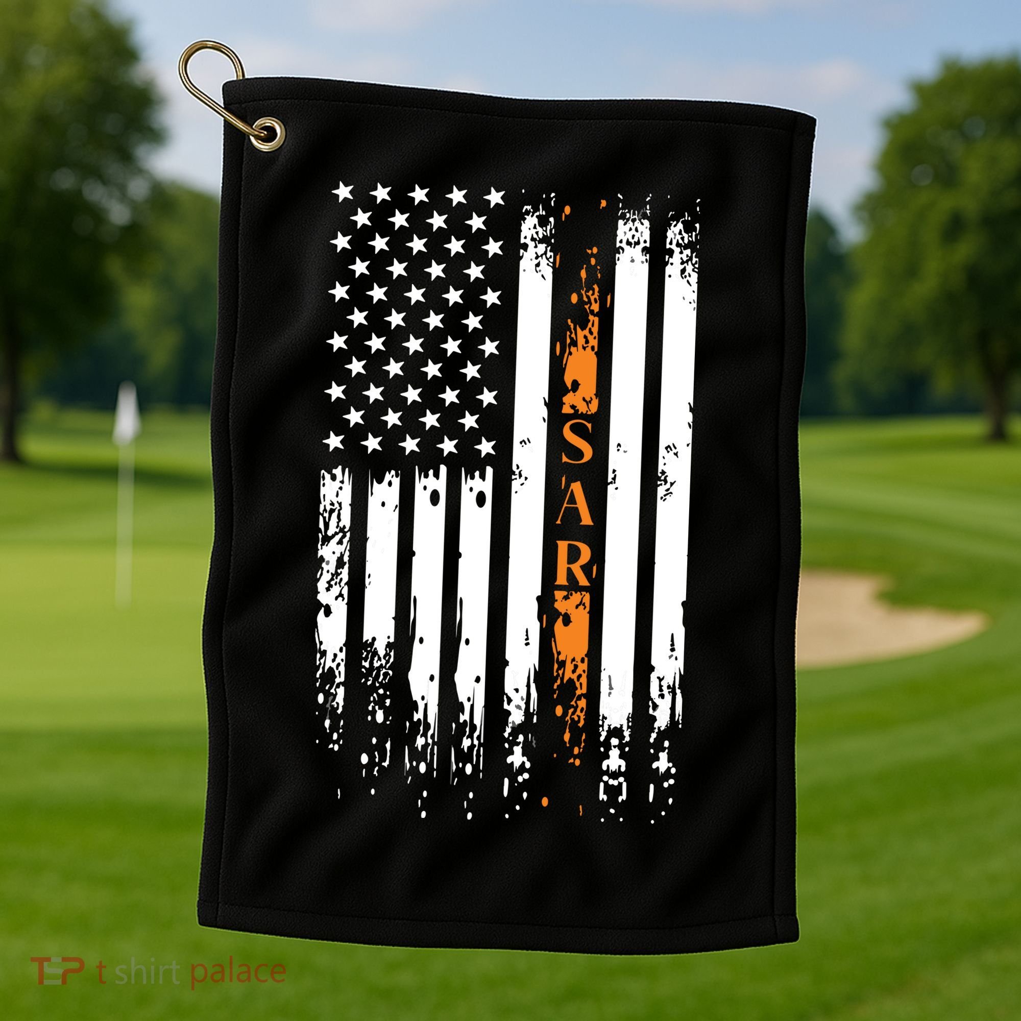 Thin Orange Line Search And Rescue Team SAR Golf Towel