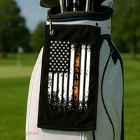 Thin Orange Line Search And Rescue Team SAR Golf Towel thumb 2