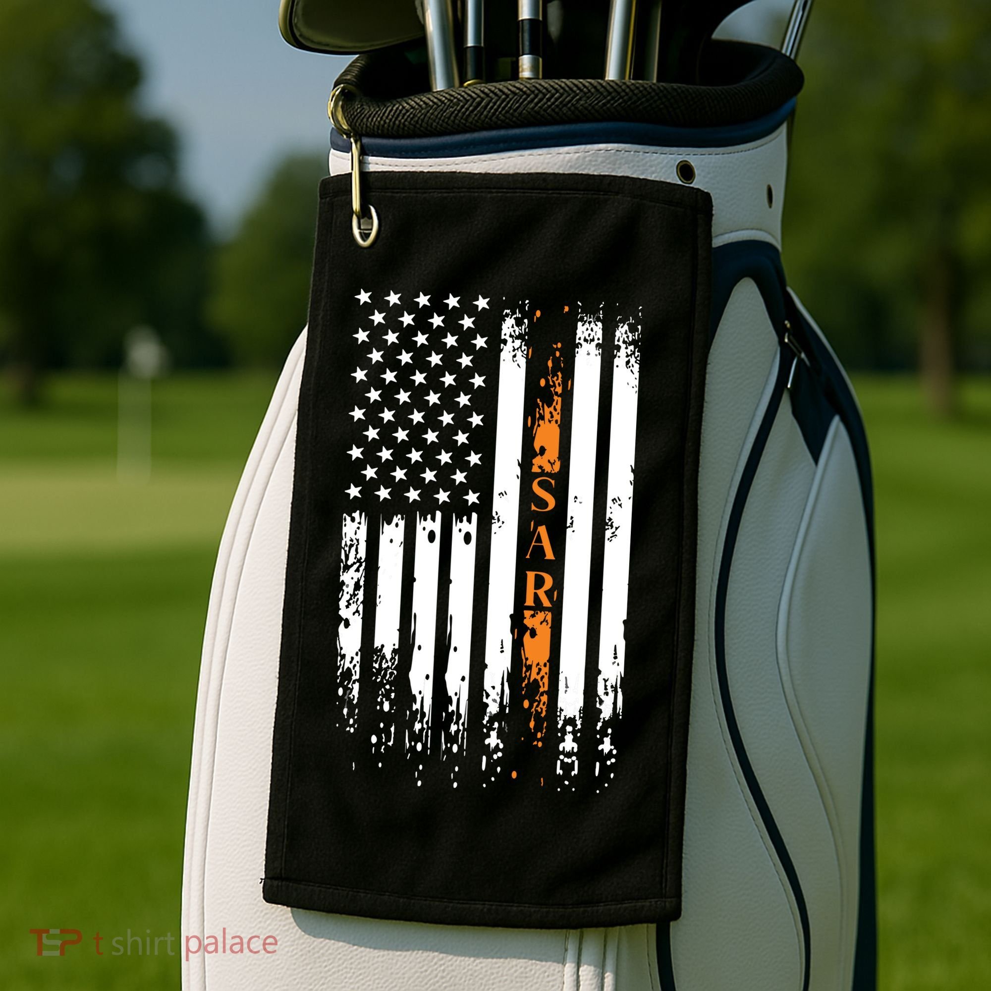 Thin Orange Line Search And Rescue Team SAR Golf Towel