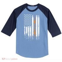 Thin Orange Line Search And Rescue Team SAR Raglan Baseball Sleeve Shirt thumb 0