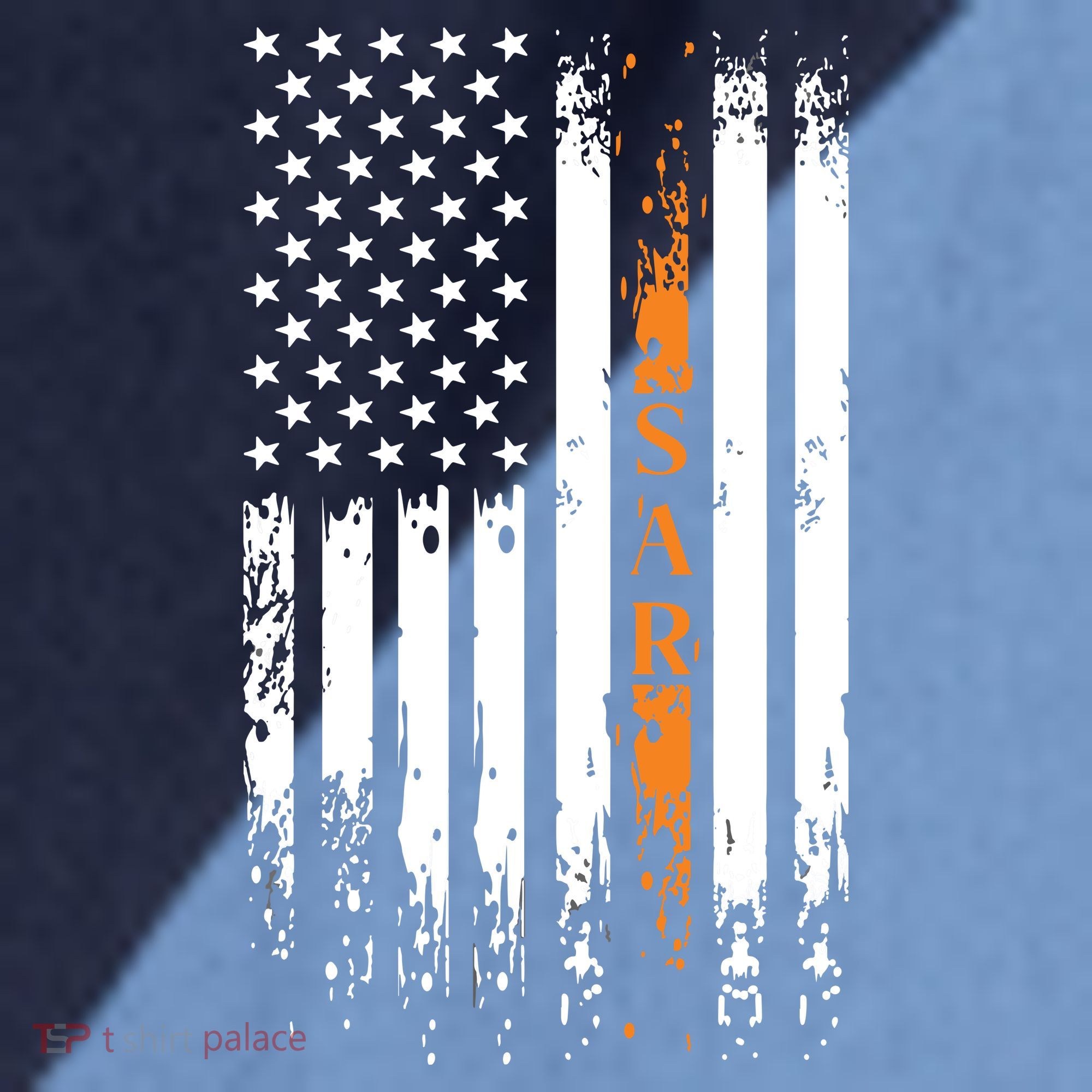 Thin Orange Line Search And Rescue Team SAR Raglan Baseball Sleeve Shirt