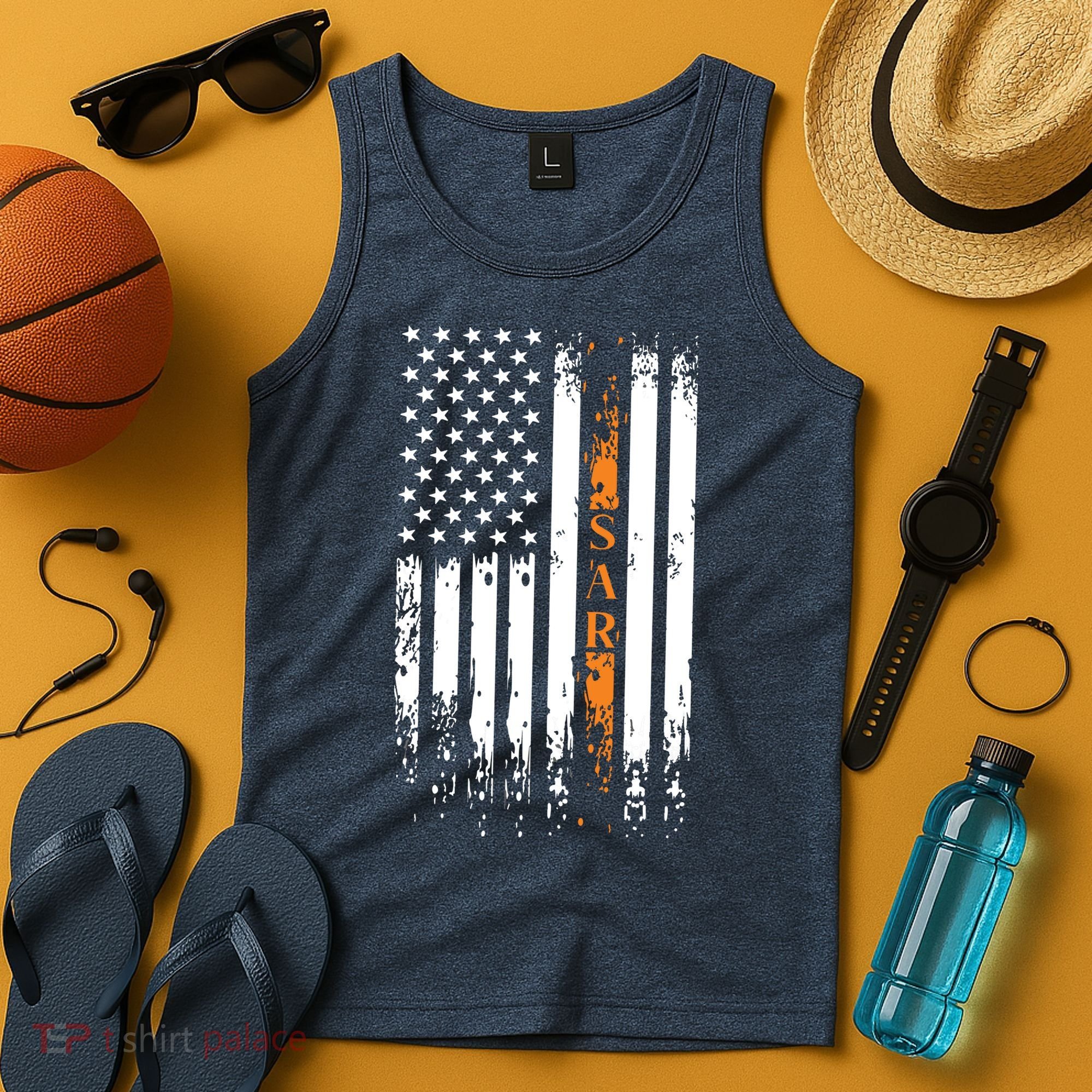 Thin Orange Line Search And Rescue Team SAR Tank Top