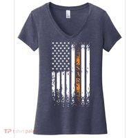 Thin Orange Line Search And Rescue Team SAR Women's V-Neck T-Shirt thumb 0