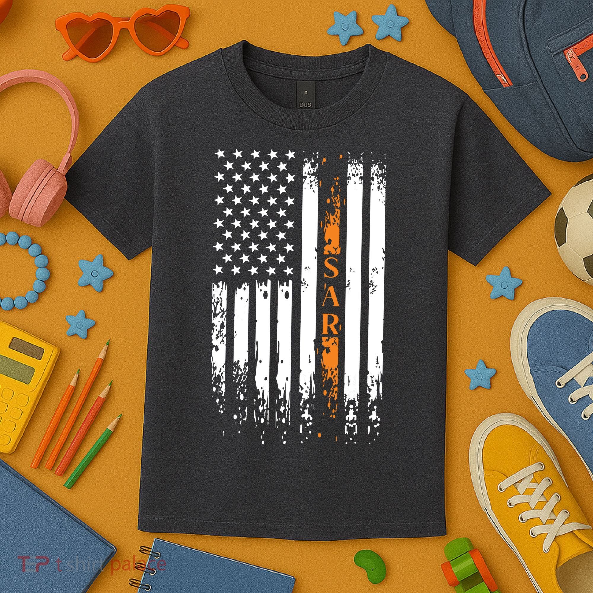 Thin Orange Line Search And Rescue Team SAR Kids T-Shirt
