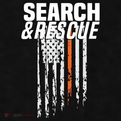 Thin Orange Line Search Rescue SAR Emergency Team Ladies PosiCharge Tri-Blend Wicking Tank