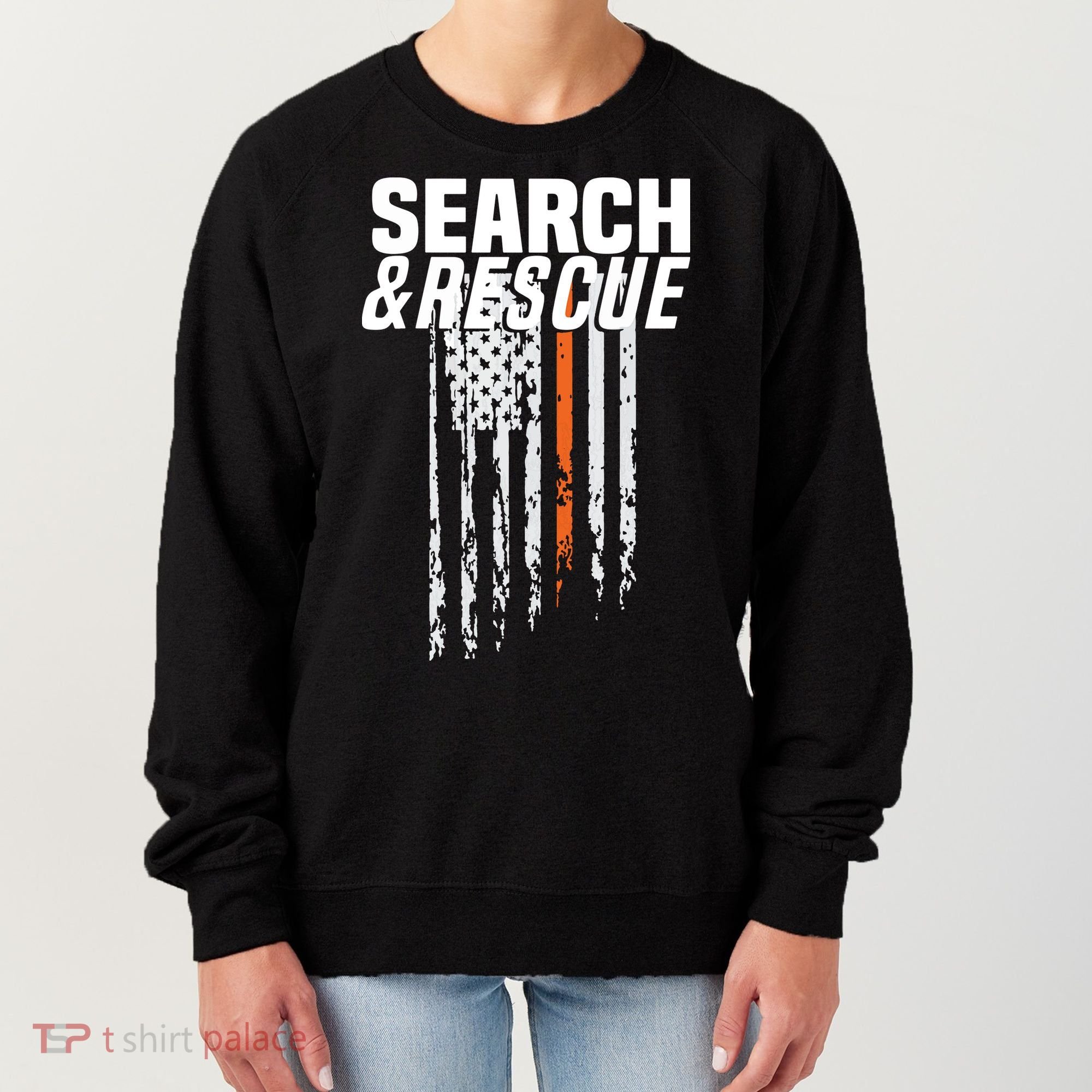 Thin Orange Line Search Rescue SAR Emergency Team Women's Sweatshirt