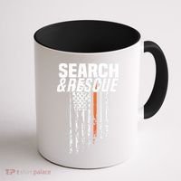 Thin Orange Line Search Rescue SAR Emergency Team Coffee Mug thumb 1