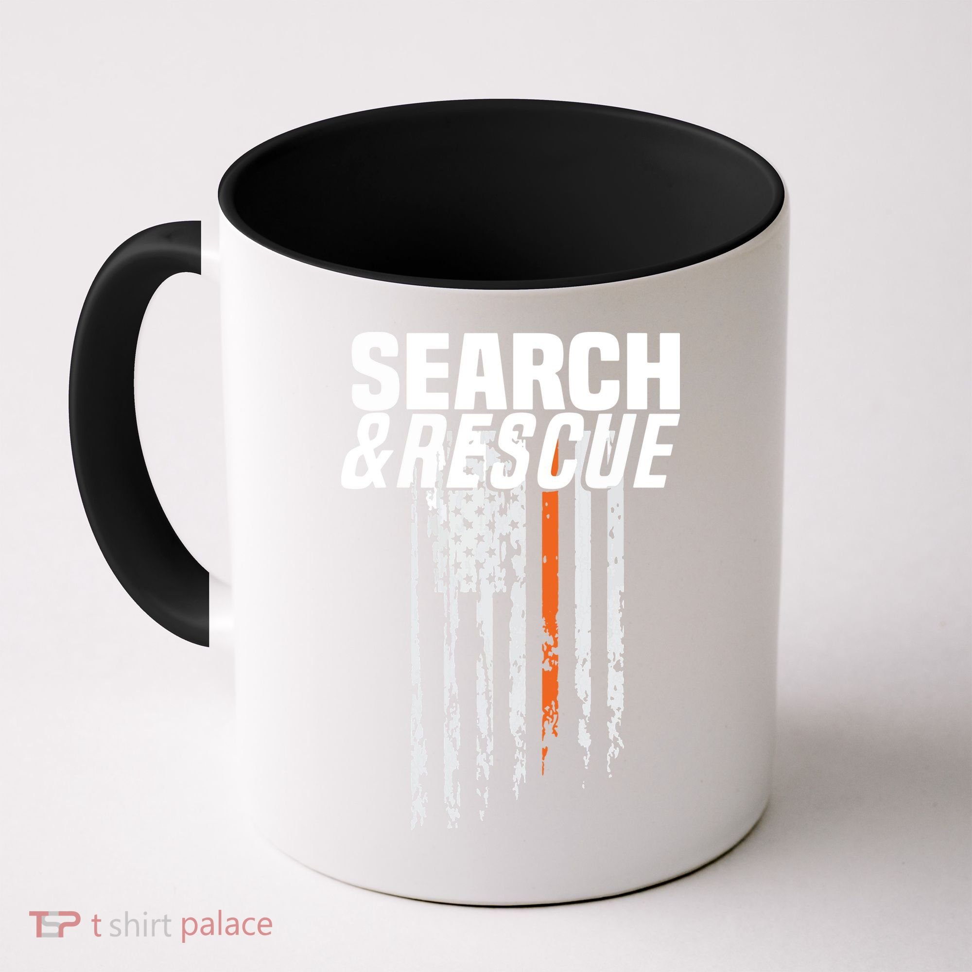 Thin Orange Line Search Rescue SAR Emergency Team Coffee Mug