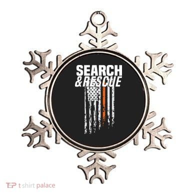 Thin Orange Line Search Rescue SAR Emergency Team Ornament