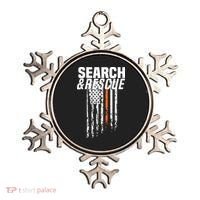 Thin Orange Line Search Rescue SAR Emergency Team Ornament thumb 0