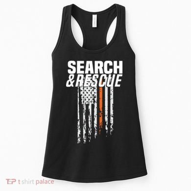 Thin Orange Line Search Rescue SAR Emergency Team Women's Tank Top