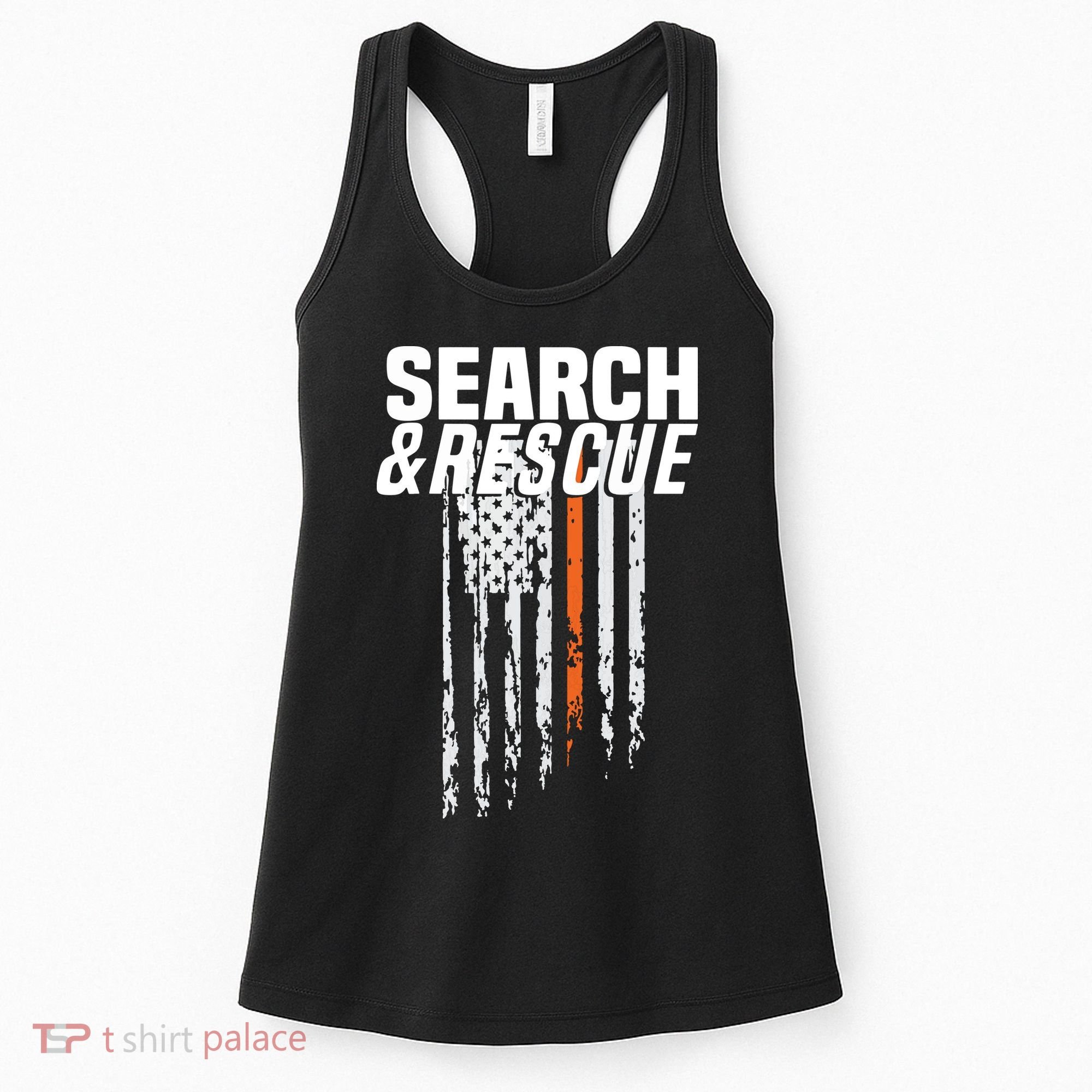 Thin Orange Line Search Rescue SAR Emergency Team Women's Tank Top