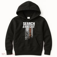 Thin Orange Line Search Rescue SAR Emergency Team Kids Hoodie thumb 0
