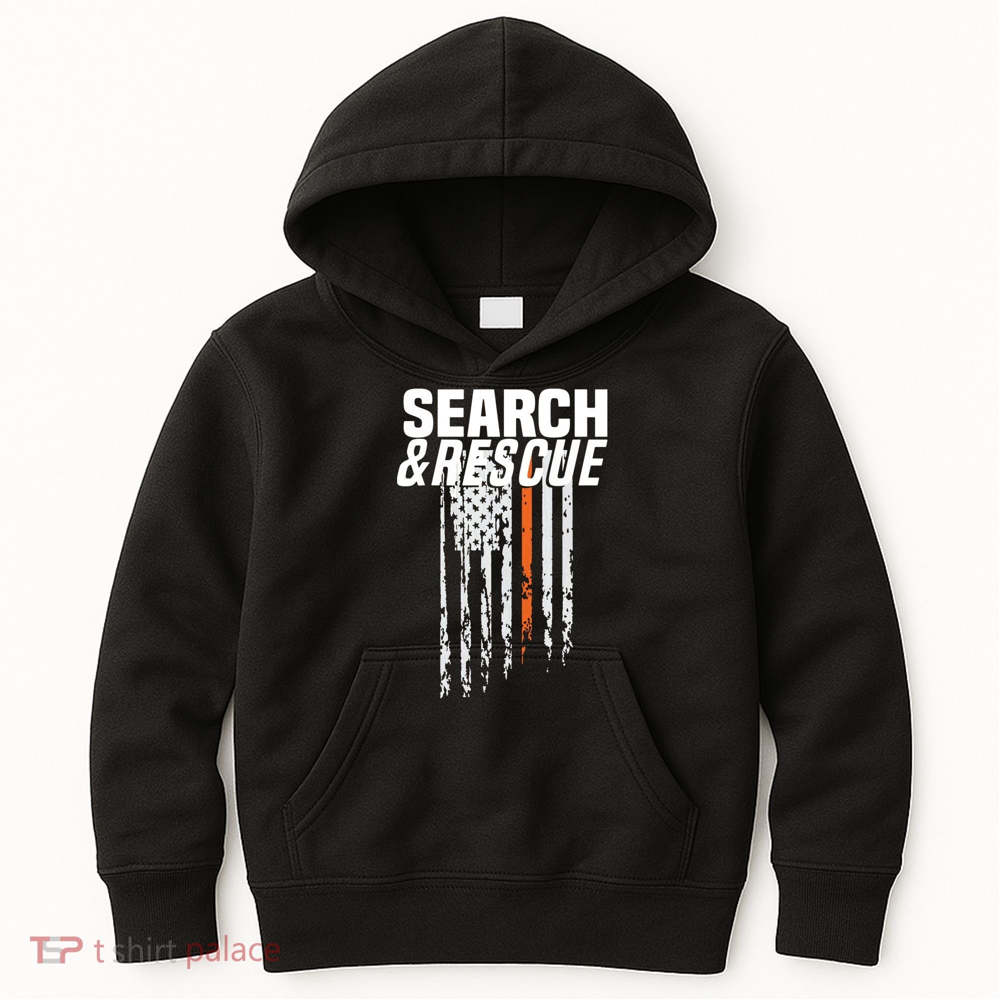 Thin Orange Line Search Rescue SAR Emergency Team Kids Hoodie